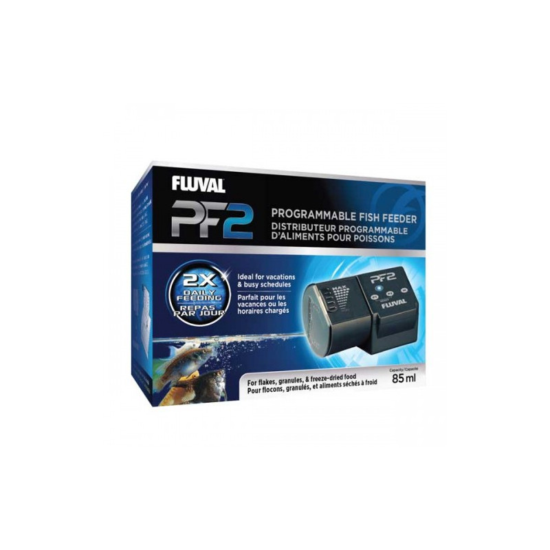 Comedero automático programable para peces Fluval PF2