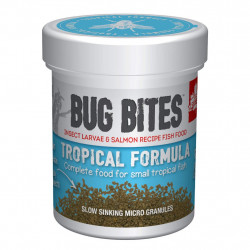 Comida a base de insectos para peces tropicales en microgránulos Fluval Bug Bites