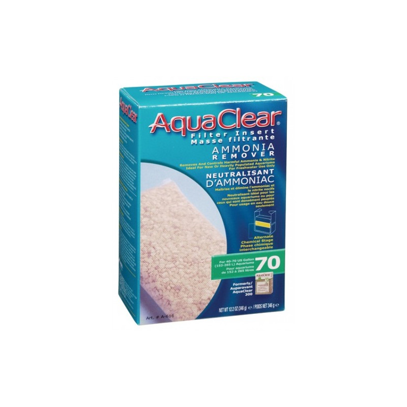 Eliminador de amoniaco para filtro AquaClear