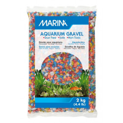 Grava de color para acuarios Marina - 2kg