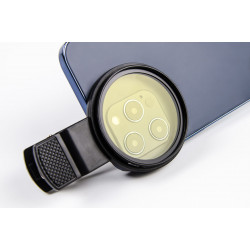 Orphek Reef Aquarium Lens 52 mm – Juego de 4 lentes con soporte y estuche