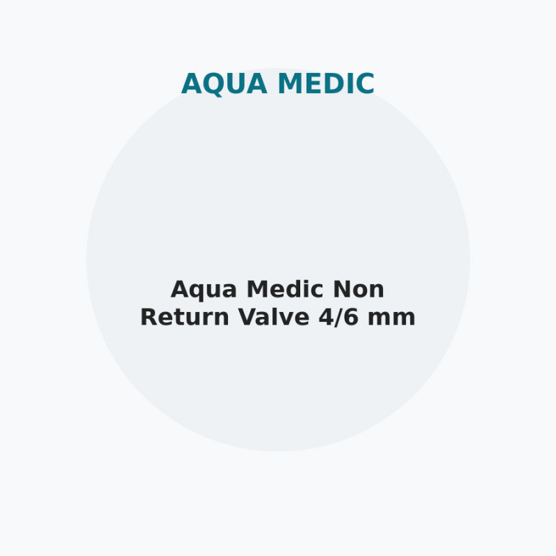 Aqua Medic Non Return Valve 4/6 mm