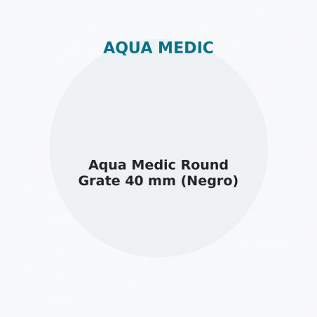 Aqua Medic Round Grate 40 mm (Negro)