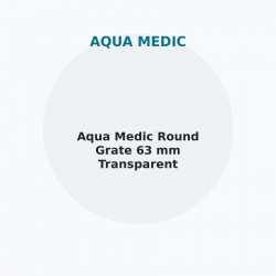 Aqua Medic Round Grate 63 mm Transparent