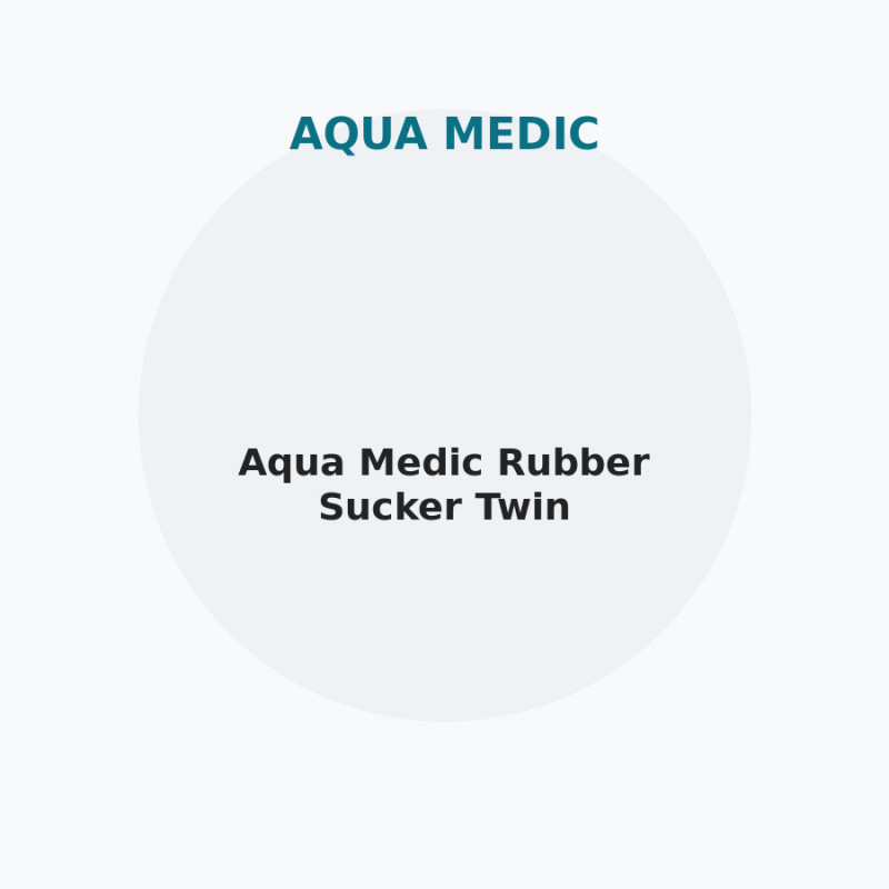 Aqua Medic Rubber Sucker Twin