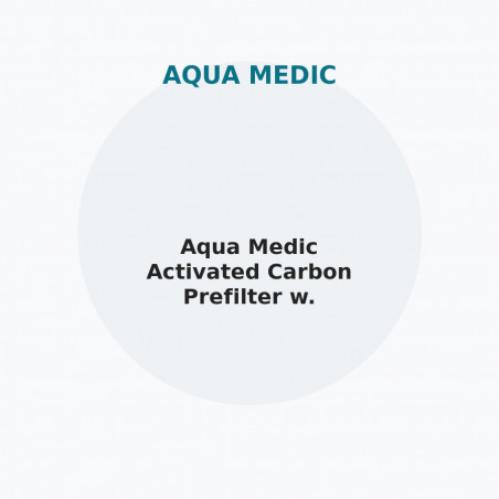 Aqua Medic Activated Carbon Prefilter w. fittings for EL