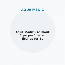 Aqua Medic Sediment 5 ym prefilter w. fittings for EL