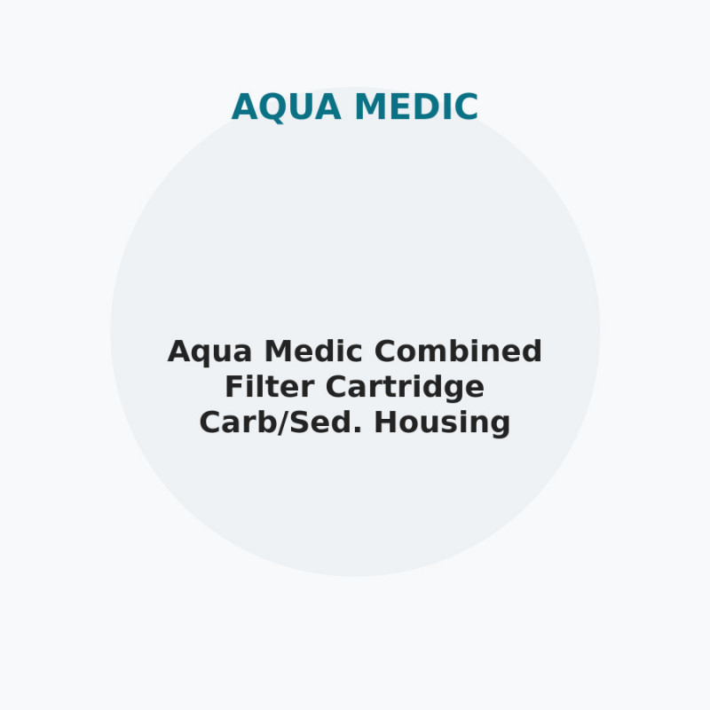 Aqua Medic Combined Filter Cartridge Carb/Sed. Housing for Line & Line+