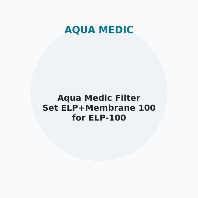 Aqua Medic Filter Set ELP+Membrane 100 for ELP-100 (U712.100)