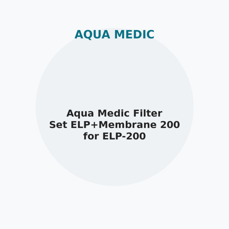Aqua Medic Filter Set ELP+Membrane 200 for ELP-200 (U712.200)