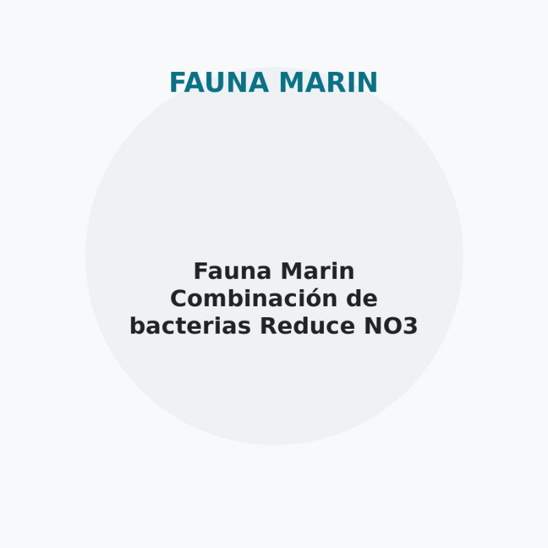 Fauna Marin Combinación de bacterias Reduce NO3