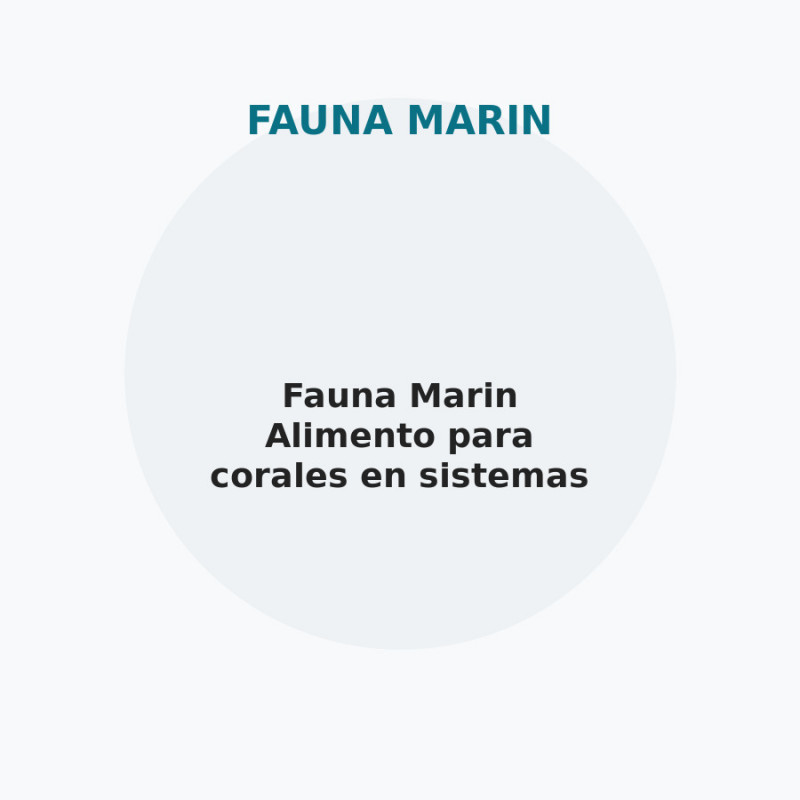 Fauna Marin Alimento para corales en sistemas ULNS, LPS, SPS y NPS