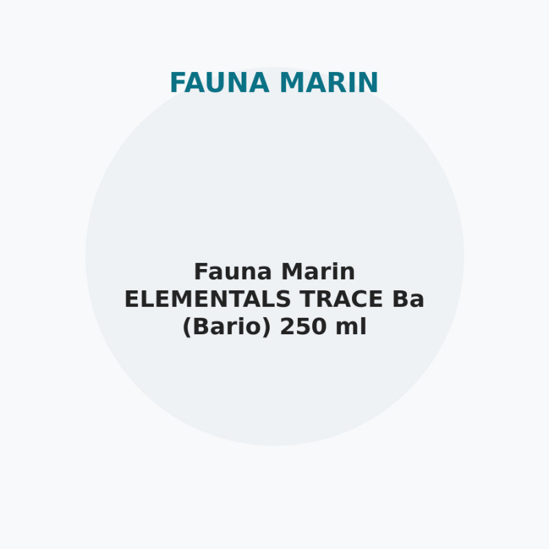 Fauna Marin ELEMENTALS TRACE Ba (Bario) 250 ml