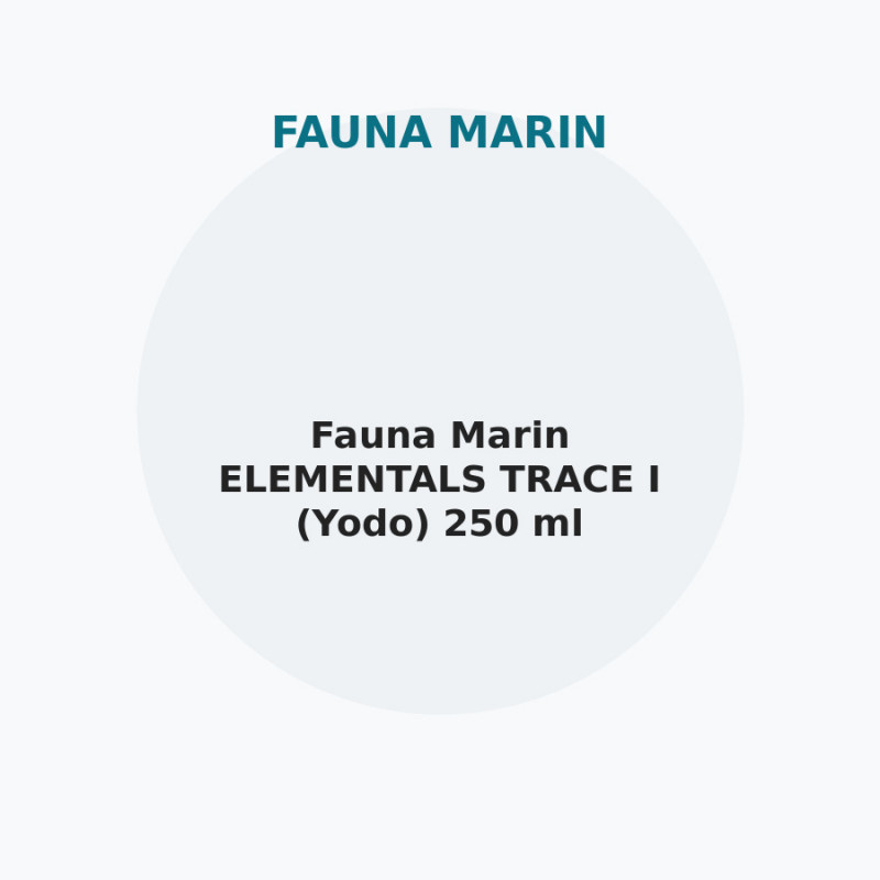 Fauna Marin ELEMENTALS TRACE I (Yodo) 250 ml