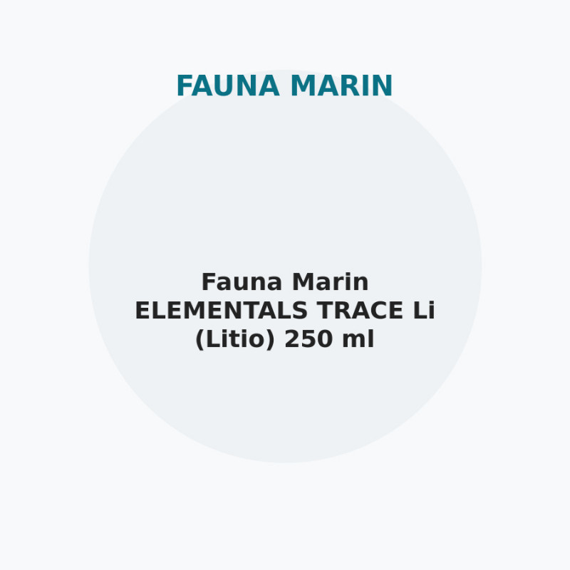 Fauna Marin ELEMENTALS TRACE Li (Litio) 250 ml