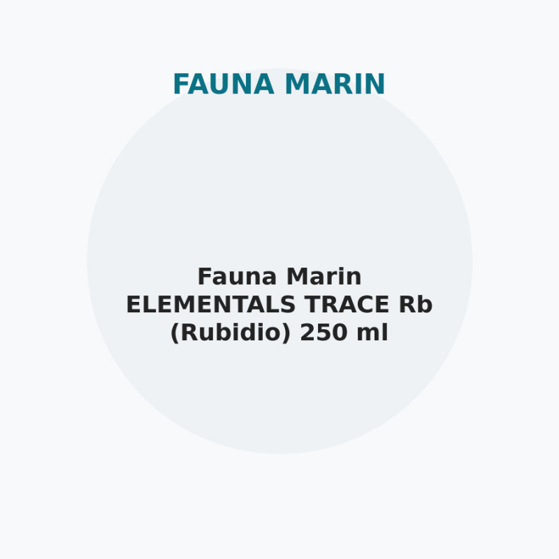 Fauna Marin ELEMENTALS TRACE Rb (Rubidio) 250 ml