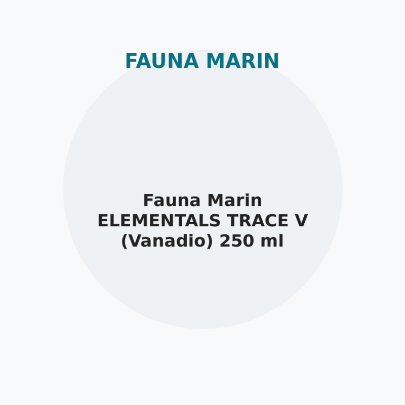 Fauna Marin ELEMENTALS TRACE V (Vanadio) 250 ml