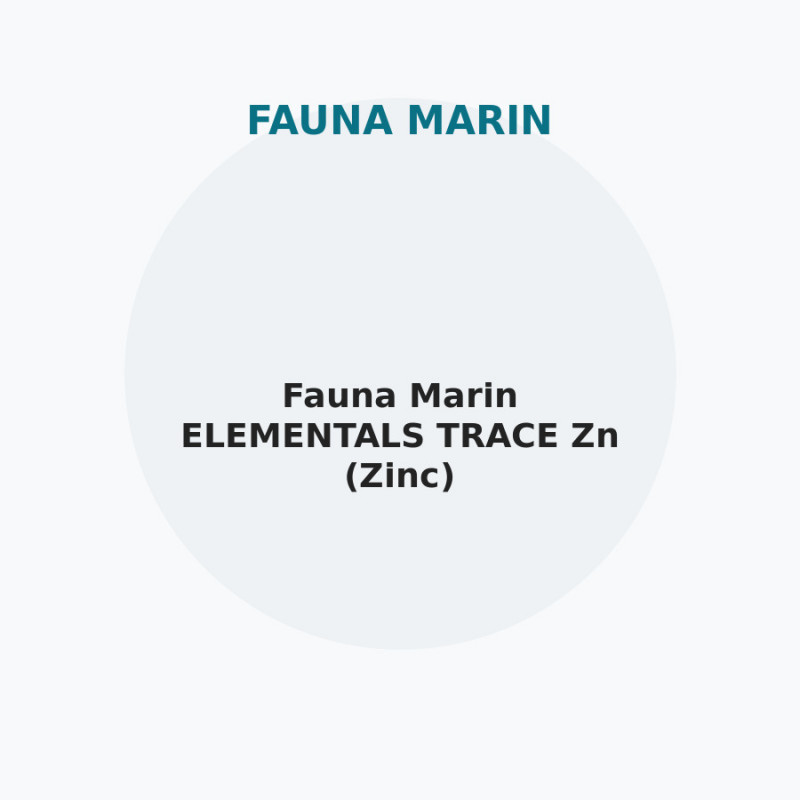 Fauna Marin ELEMENTALS TRACE Zn (Zinc)