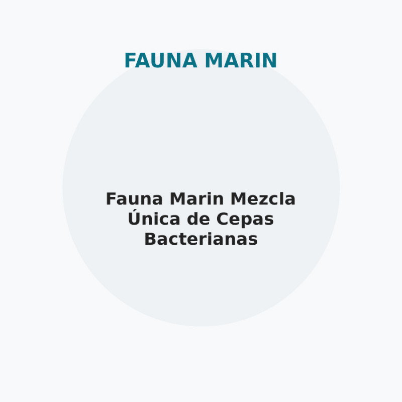 Fauna Marin Mezcla Única de Cepas Bacterianas