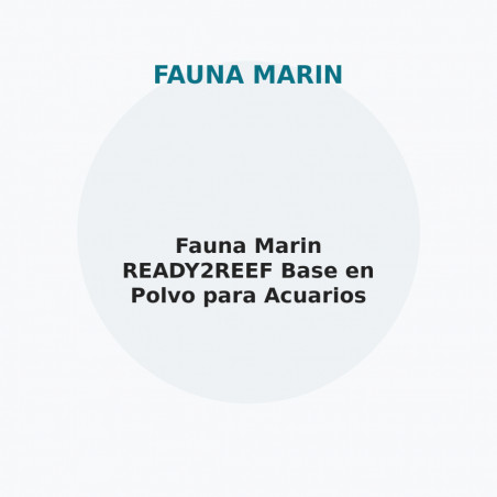 Fauna Marin READY2REEF Base en Polvo para Acuarios de Arrecife