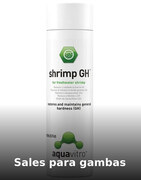 Sales Remineralización Gambas | GH+ Neocaridina y GH+/KH+ Caridina