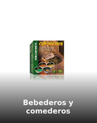 Bebederos y Comederos para Reptiles | Fuentes y Lluvia